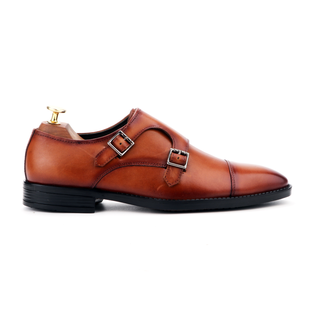 ANZIO THE TAN MONK STRAP