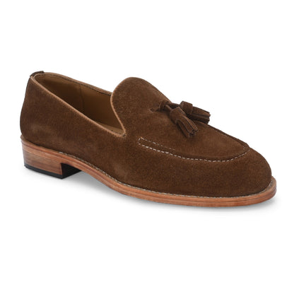 Mens Brown Leather Moccasin Slip On Leather Shoes Online