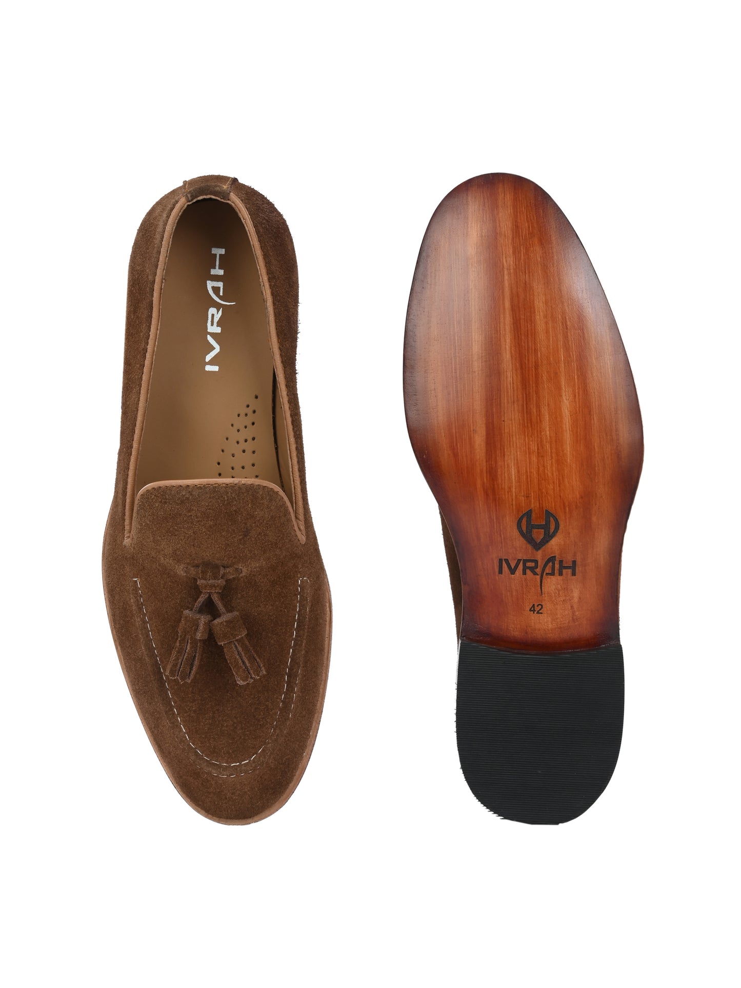 Buy Krik The Brown Leather Moccasin Slip On Leather Shoes Online