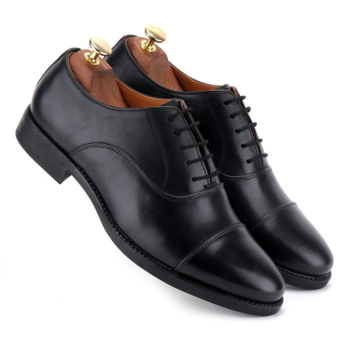 Apollo The Black Leather Derby